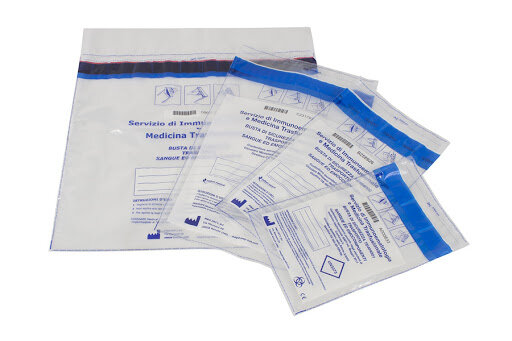 Buste protettive Bio Hazard per trasporto biologici